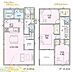 間取り：1号棟★土地137．06m2★家98．01m2★車2台★2，480万円★