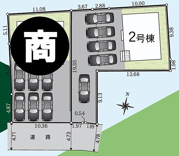 駐車場を拡大表示