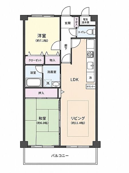 間取りを拡大表示