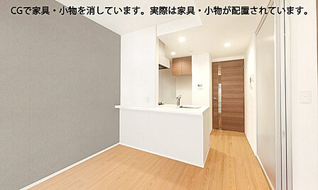 リビングは床暖房付きなので、寒い冬も足元から暖まります。