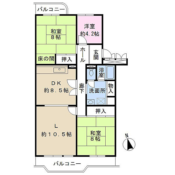 間取りを拡大表示