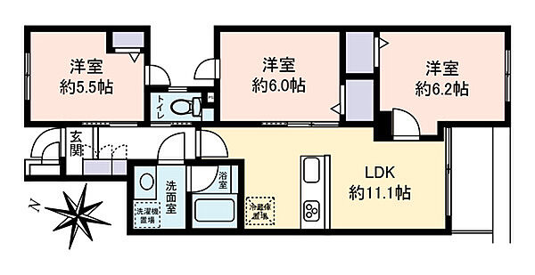 間取りを拡大表示