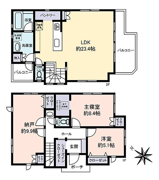 間取りを拡大表示