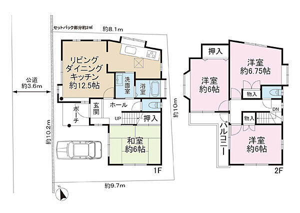 間取りを拡大表示