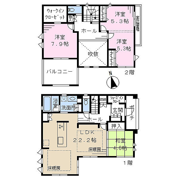 間取りを拡大表示
