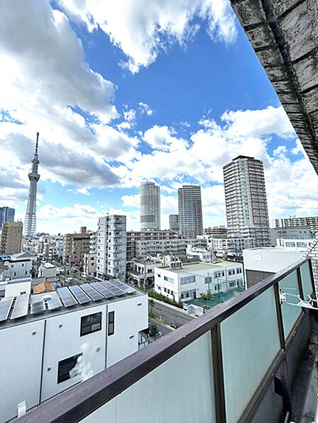 洋室側バルコニー