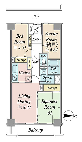 間取りを拡大表示