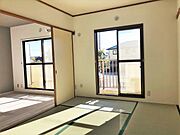 南向き洋室6帖から和室6帖（前回募集時）