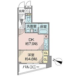 間取図画像 1DK