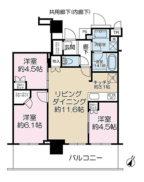 間取りを拡大表示