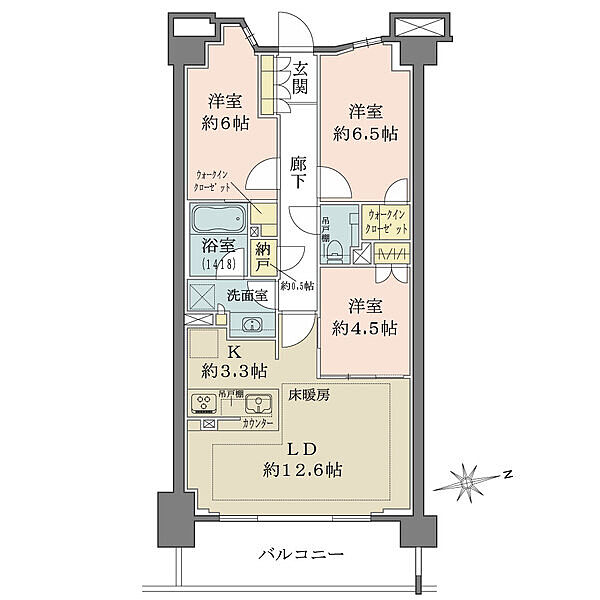 間取りを拡大表示