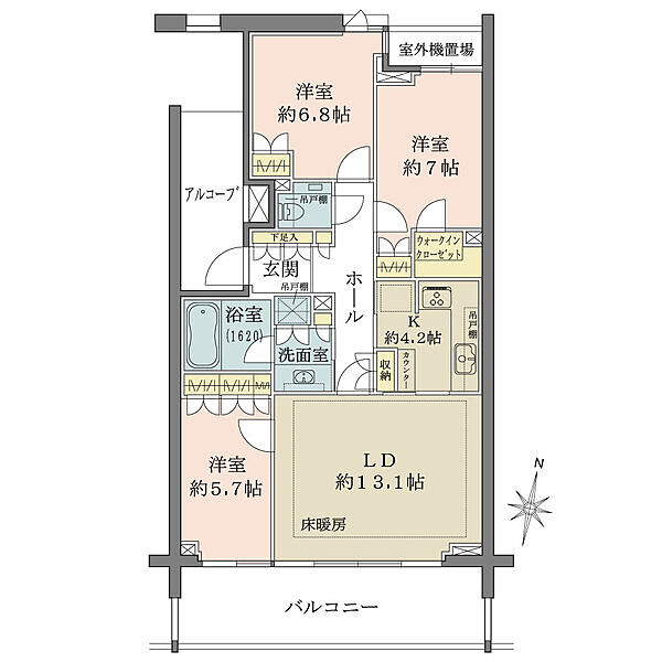間取りを拡大表示