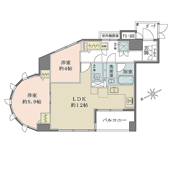 間取りを拡大表示