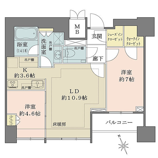 間取りを拡大表示