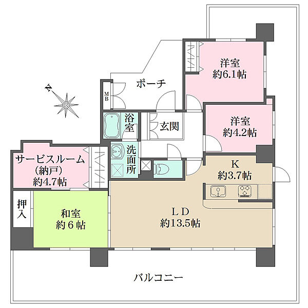間取りを拡大表示