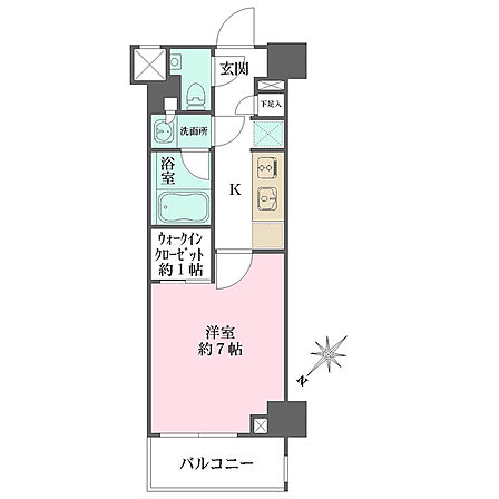 収納力のあるウォークインクローゼットがございます。