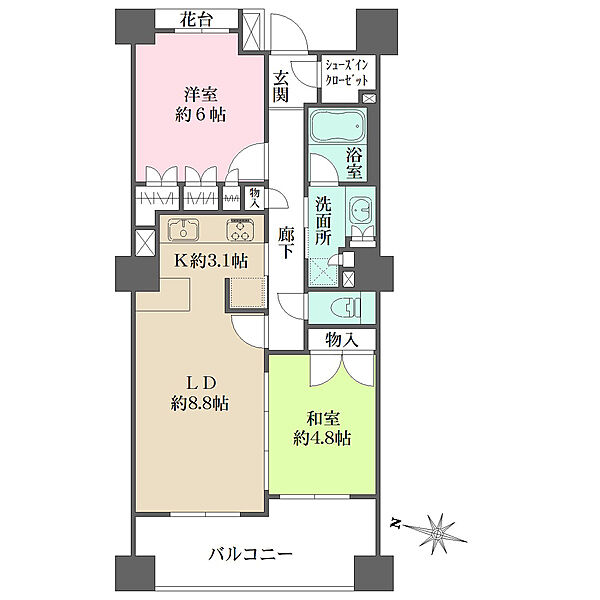 間取りを拡大表示