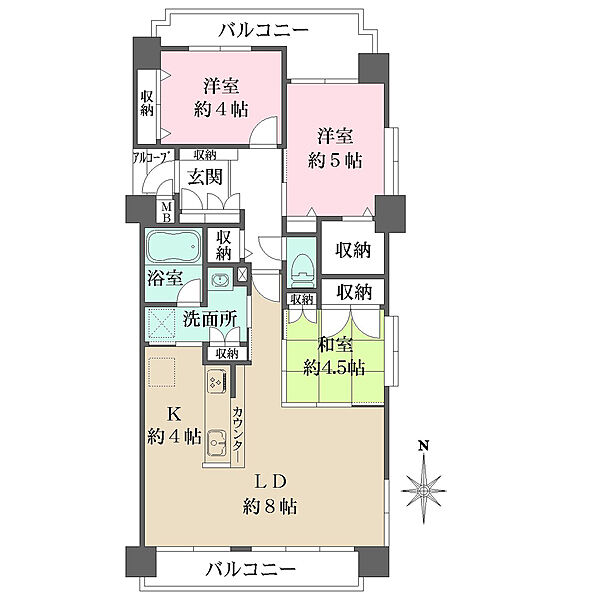 間取りを拡大表示