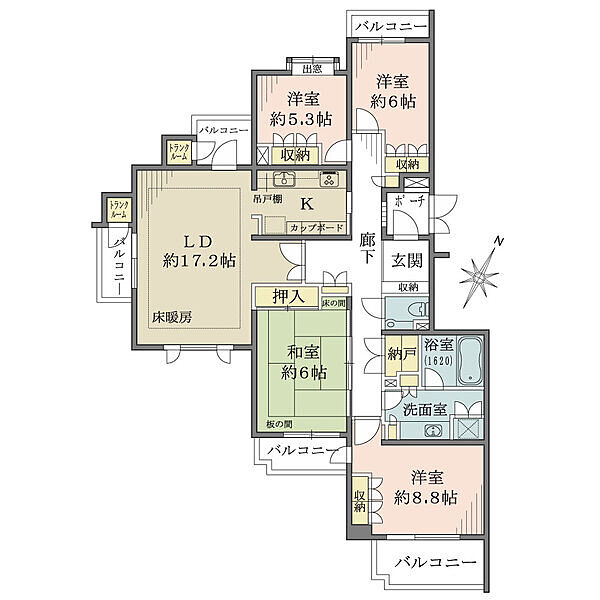 間取りを拡大表示