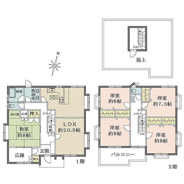 間取りを拡大表示