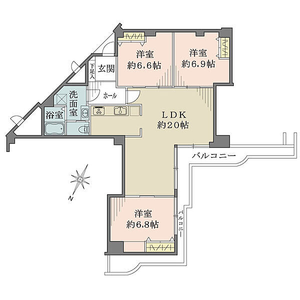 間取りを拡大表示