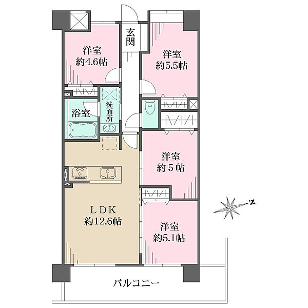 間取りを拡大表示