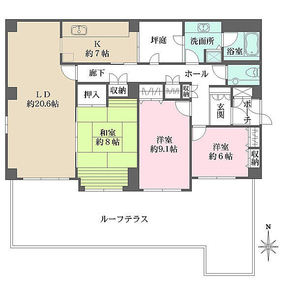 間取りを拡大表示