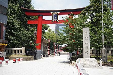 富岡八幡宮 260m