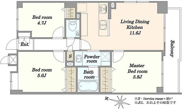 間取りを拡大表示