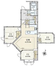 間取図画像 3LDK