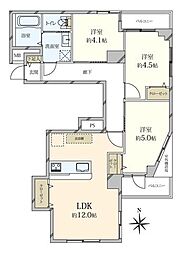 ライオンズマンション駒場 3LDKの間取図画像