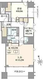 グランドヒルズ南青山 1SLDKの間取図画像