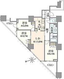 間取図画像 3LDK