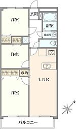間取図画像 3LDK