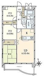 間取図画像 3LDK