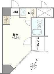 パーク・ノヴァ巣鴨 ワンルームの間取図画像