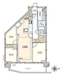 プラウドシティ加賀学園通り 3SLDKの間取図画像