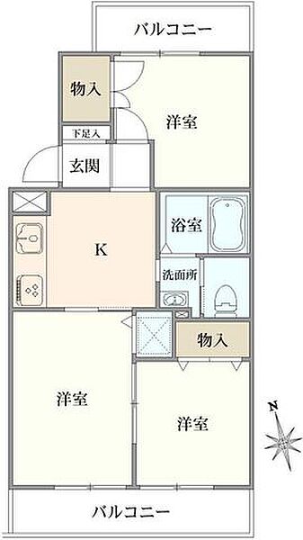 間取りを拡大表示