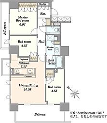 間取図画像 3LDK