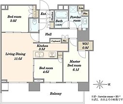 間取図画像 3LDK