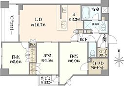 間取図画像 3LDK