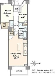 間取図画像 2SLDK