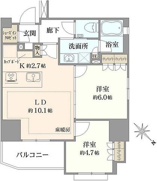 間取りを拡大表示