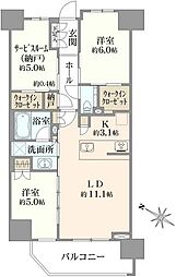 間取図画像 2SLDK