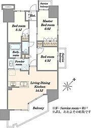 間取図画像 3LDK