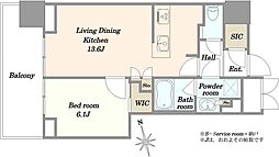 間取図画像 1LDK