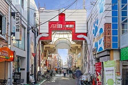 パルム商店街 200m