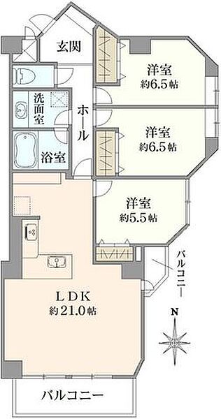 間取りを拡大表示