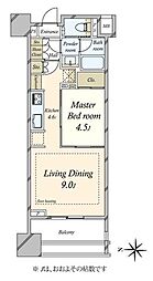 間取図画像 1LDK