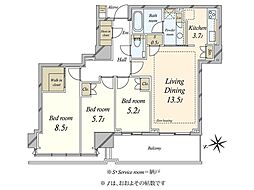 間取図画像 3LDK